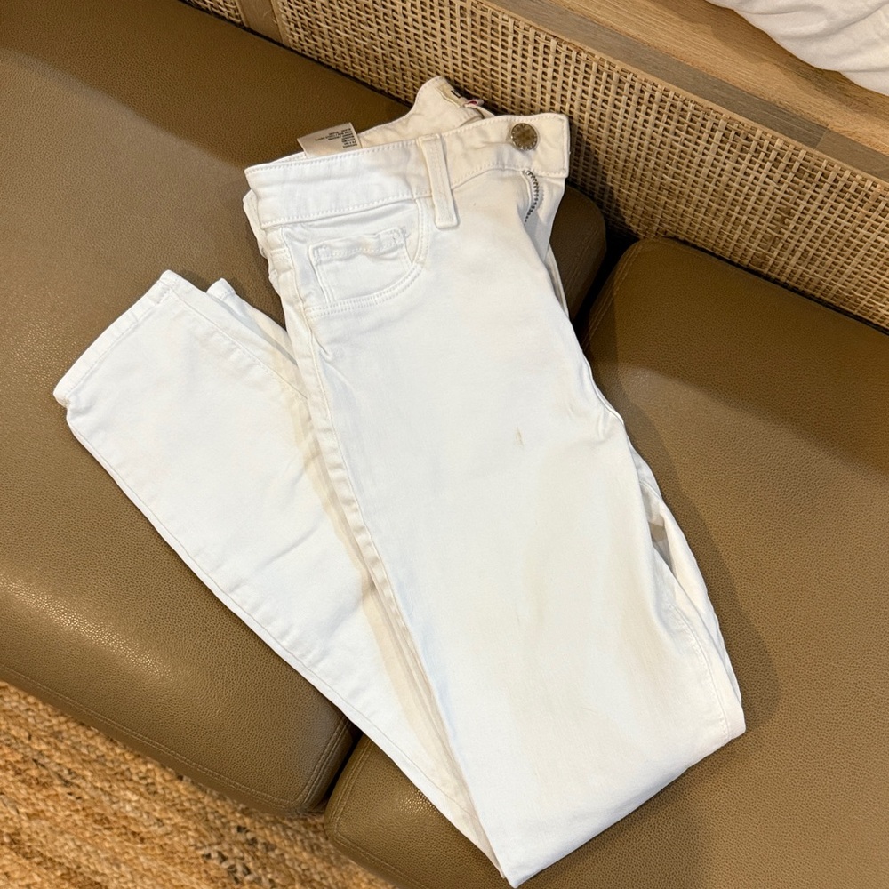 L’Agence Women's White Skinny Jeans